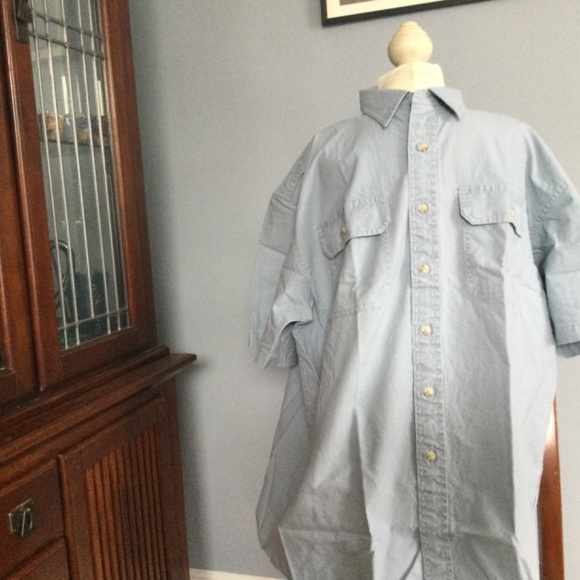 L.L.Bean Sunwashed Canvas Shirt SS . New In packaging - Picture 12 of 16